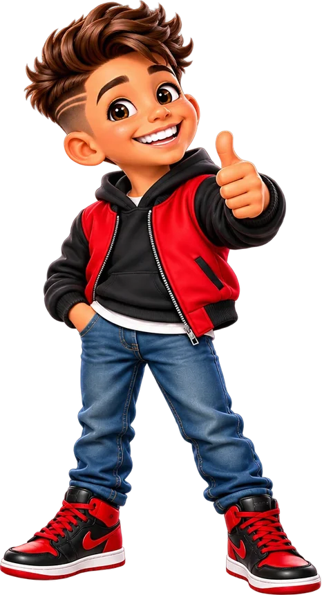Kai, the NextUp Walk-in guide for kids' haircut shops